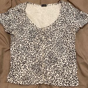 Brandy Melville black cheetah